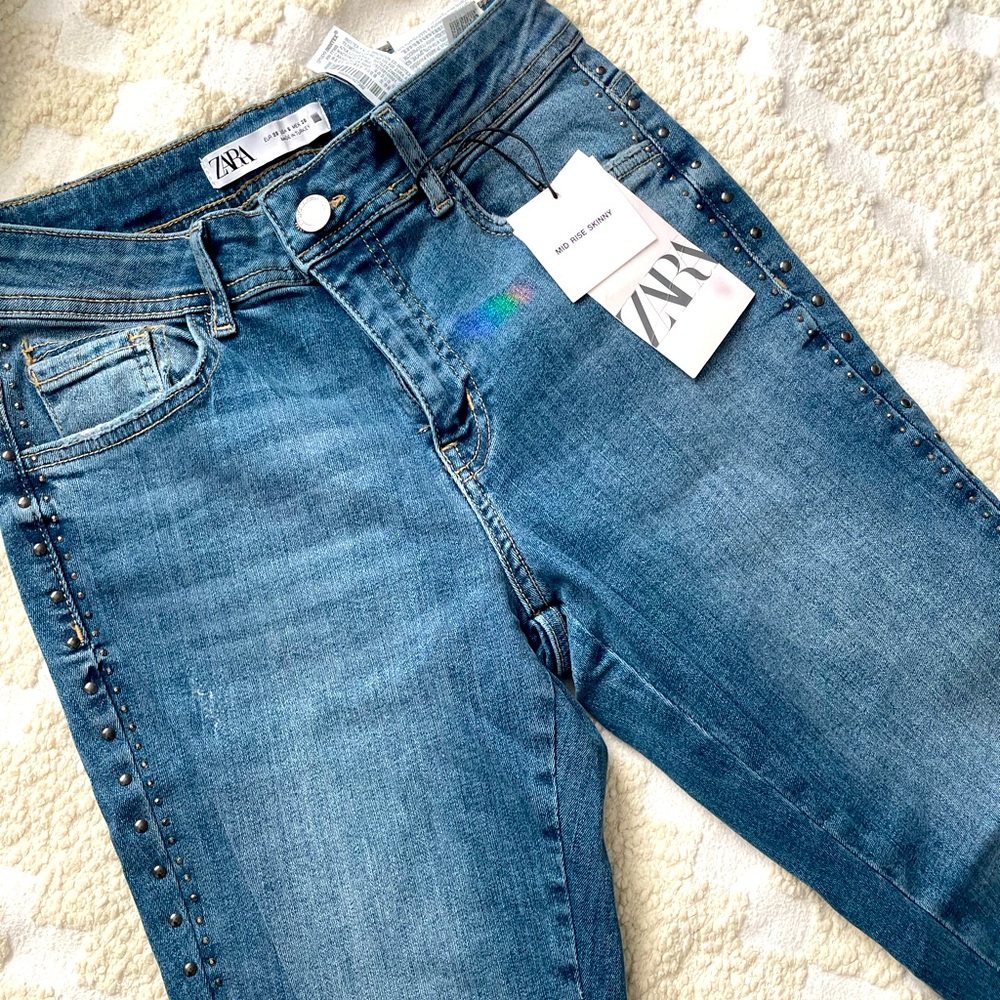 Studded jeans